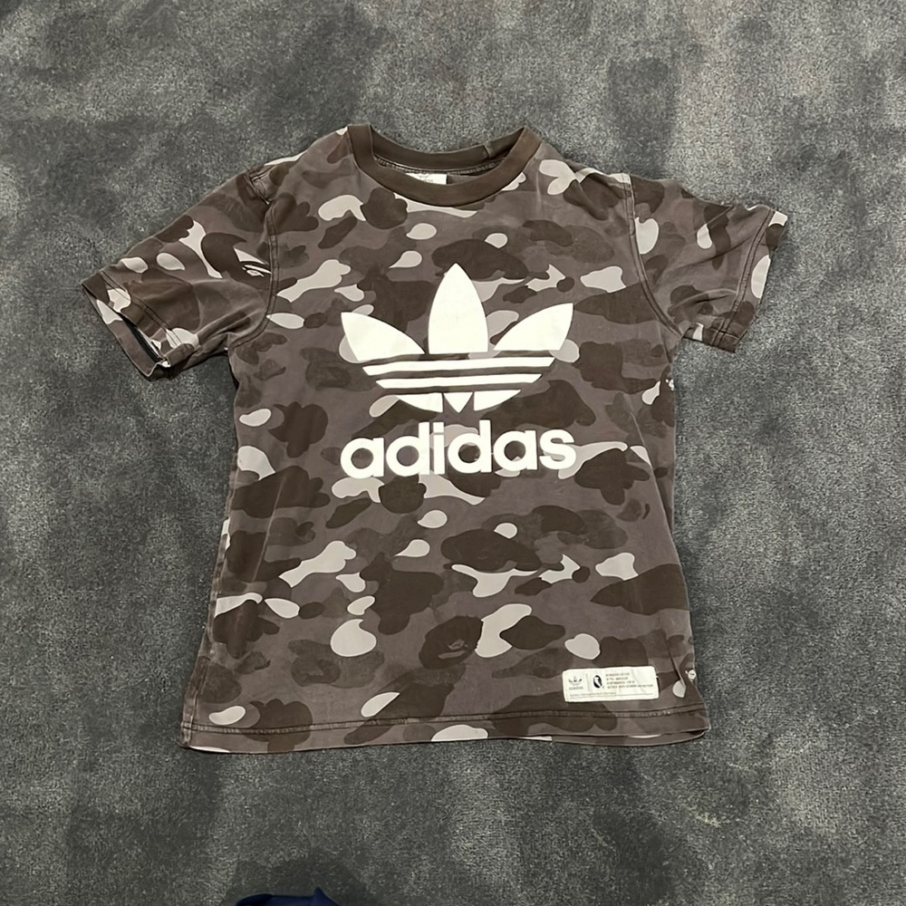 Bape X Addidas tee shirt.
